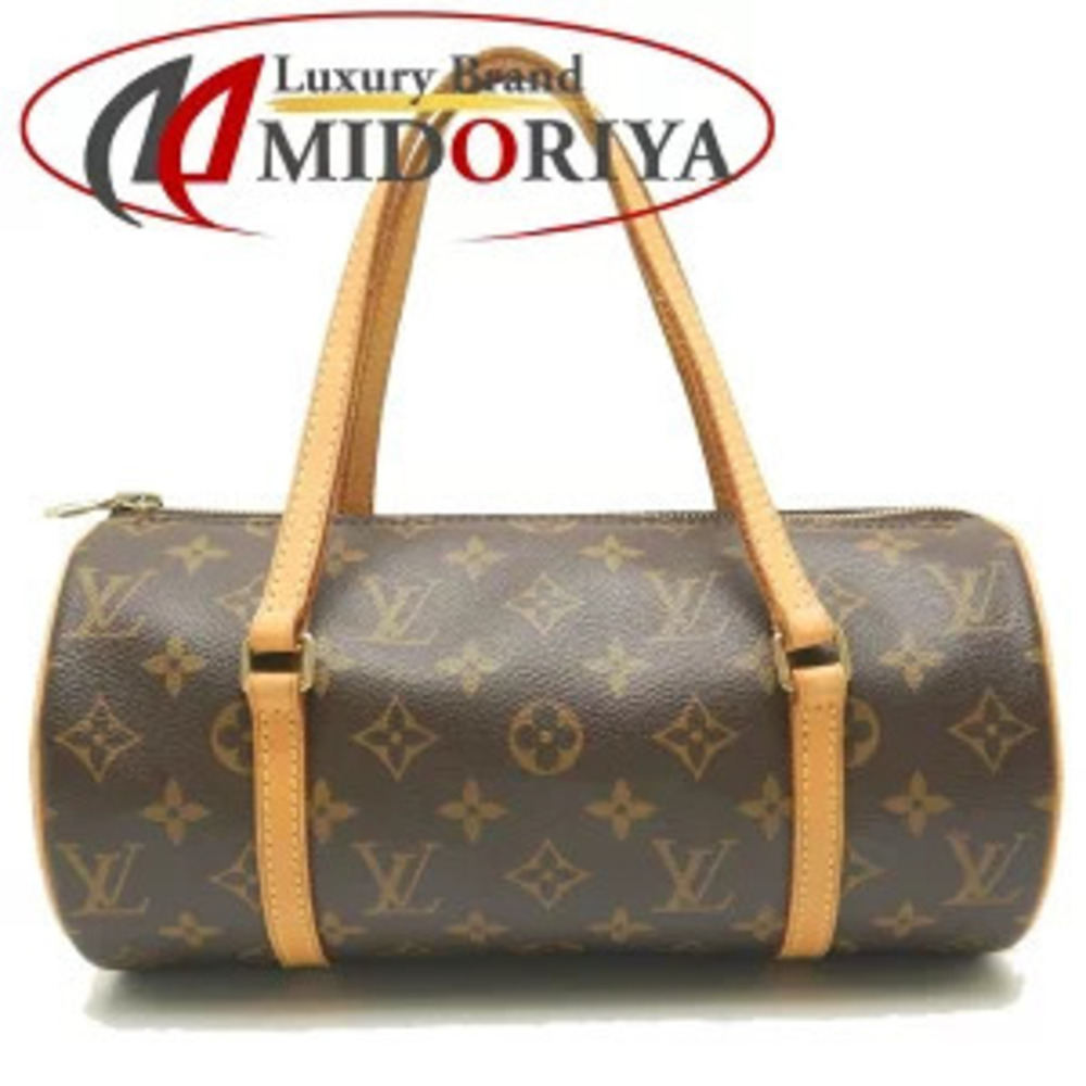 LOUIS VUITTON Monogram Papillon Handbag Brown